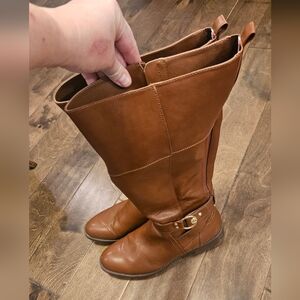 Tommy Hilfiger Wide Calf Knee High Boots - Like New Size 9.5